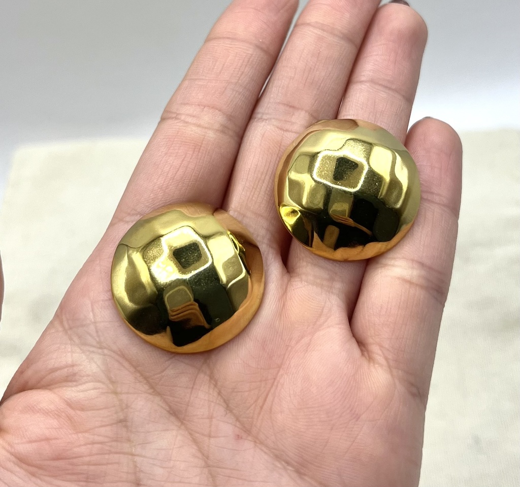 Golden disco ball